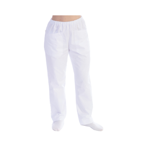 Pantalon unisexe en coton/polyester Gima (blanc)