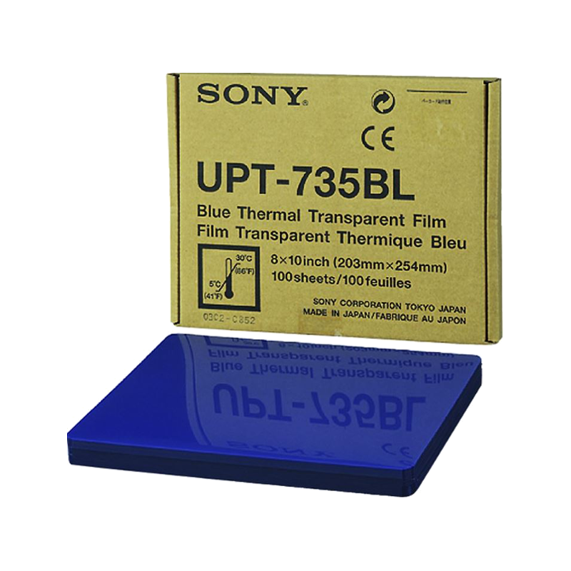 Film thermique Sony UPT-735BL Bleuté (la boite de 100 clichés)
