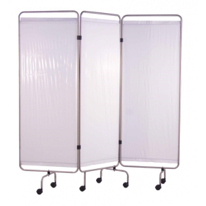 Paravent en inox blanc Holtex