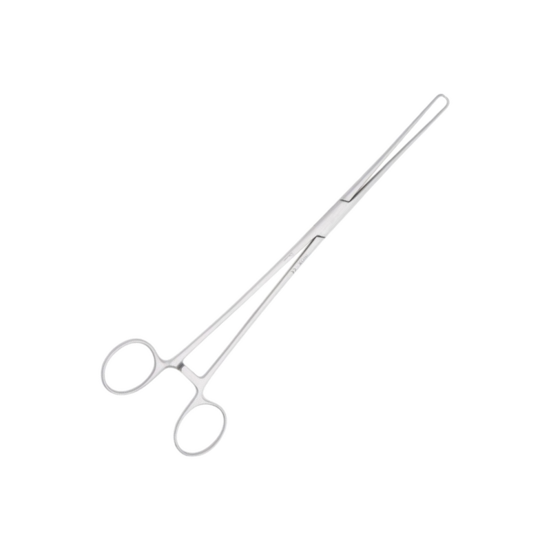 Pince de Pozzi droite en inox – 24 cm