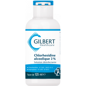 Solution désinfectante Gilbert- Chlorhexidine Alcoolique 2%