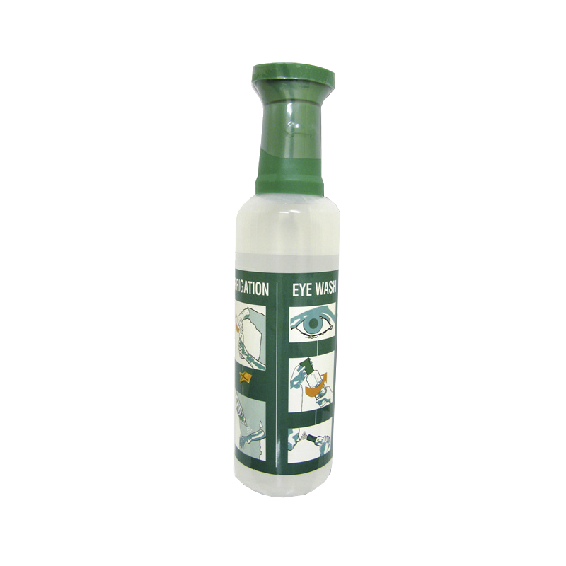 Solution saline stérile pour le kit pour lavage oculaire (500 ml)
