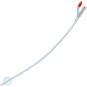 Sondes urinaires de Foley droite en silicone (boîte de 10)