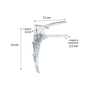 Spéculum gynécologique Handispec à usage unique (boite de 25)