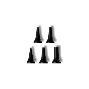 Spéculums auriculaires réutilisables noir pour Riester Ri-scope L3 (lot de 10)