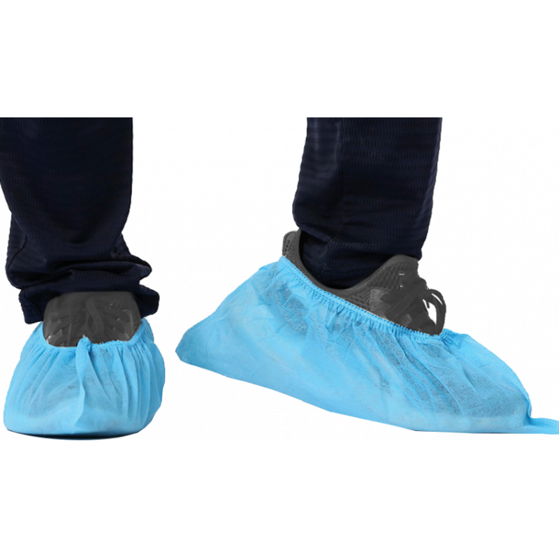 Sur chaussures bleues sans semelles (boite de 2000)