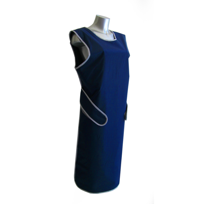Tablier demi-chasuble anti-x plombé (attache velcro) – Eq pb 0.35 mm