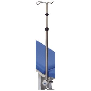 Tige porte sérum (sans étau) pour divan ou fauteuil d’examen Promotal