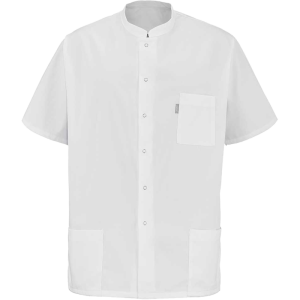 Tunique médicale blanche homme avec col officier Lafont Florent (blanc)
