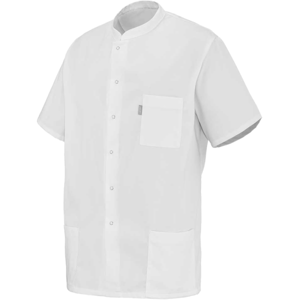 Tunique médicale blanche homme avec col officier Lafont Florent (blanc)