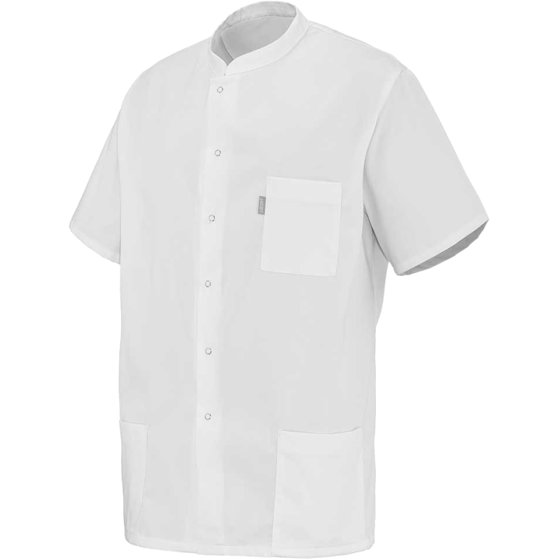 Tunique médicale blanche homme avec col officier Lafont Florent (blanc)