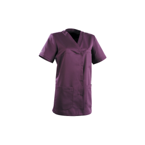 Tunique médicale femme en lyocell Lafont Alexandra (prune)