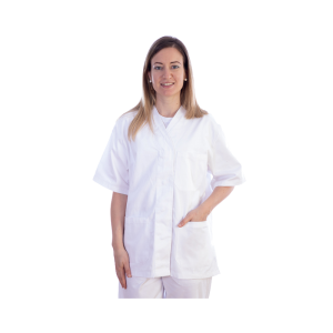 Veste femme en coton/polyester Gima (blanc)