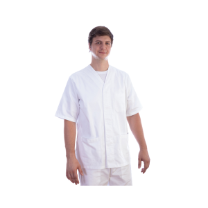 Veste unisexe en coton/polyester Gima (blanc)