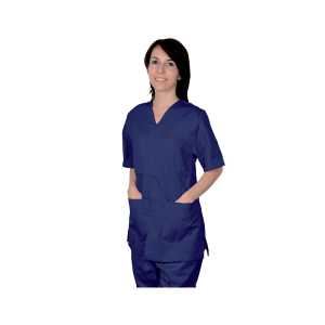 Veste unisexe en coton/polyester Gima (bleu marine)