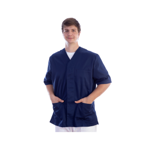 Veste unisexe en coton/polyester Gima (bleu marine)